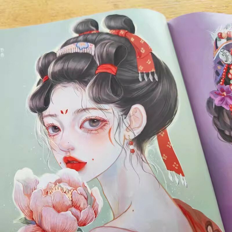 Nieuwe Hete Kleur Stertextuur Illustrator Voor Meisjes Leraar Gua 'S Persoonlijke Illustratieportfolio Schilderen Kunstboekkunsttechnieken