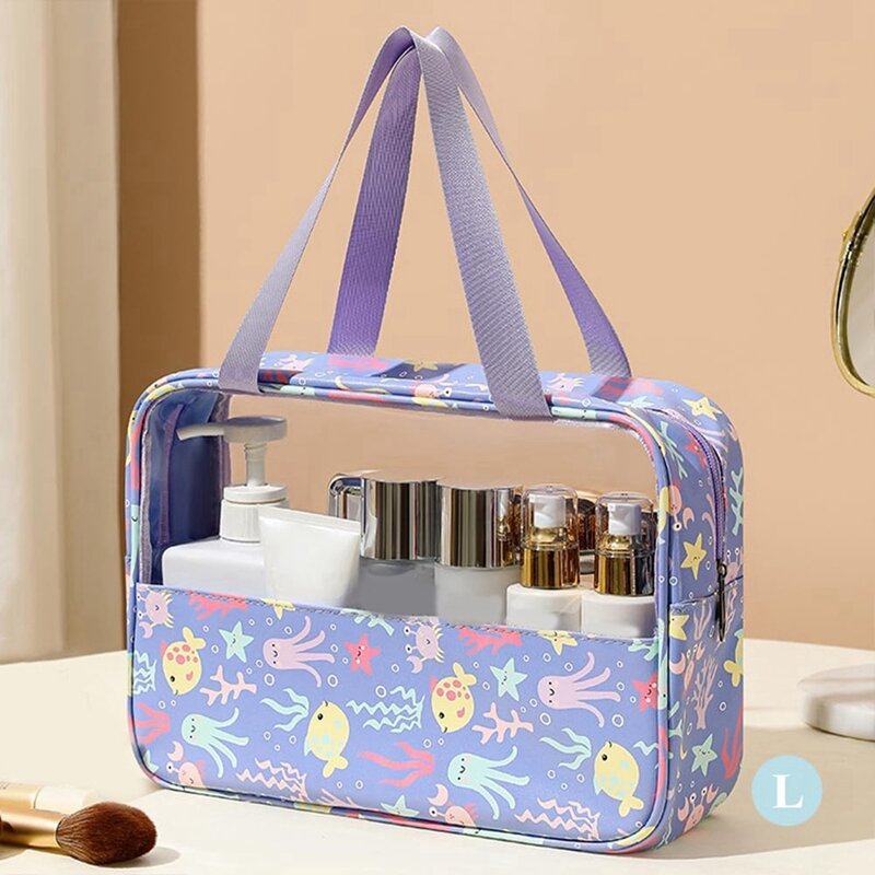 Travel Toiletry Bag, Clear Toiletry Bag Set, 3 Pcs Toiletry Bag For Skincare Products, Portable Wash Bag Shower Bag Easy To Use