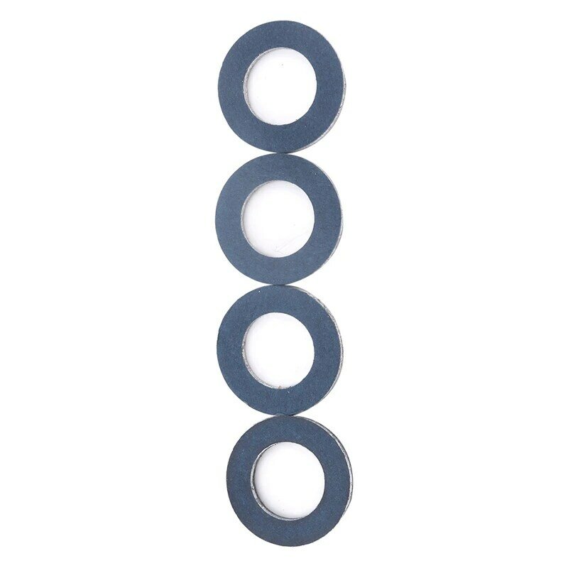 Durable Aluminum Oil Drain Plug Washer Gaskets For Toyota For Lexus, Repalces 9043012031, Black