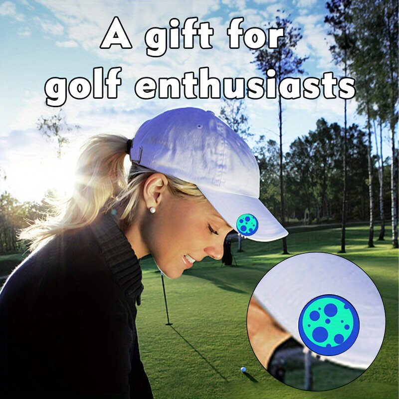 С магнитным металлическим логотипом мяча для гольфа-аксессуары для гольфа, оборудование для гольфа, гольф-клуб, Забавный Логотип мяча, подарок для любителей гольфа