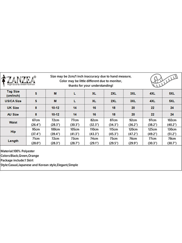 Zanzea-レディースエレガントなハイウエストロングプリーツスカート、単色、ポケット、カジュアル、膝丈、サマーファッション、2024