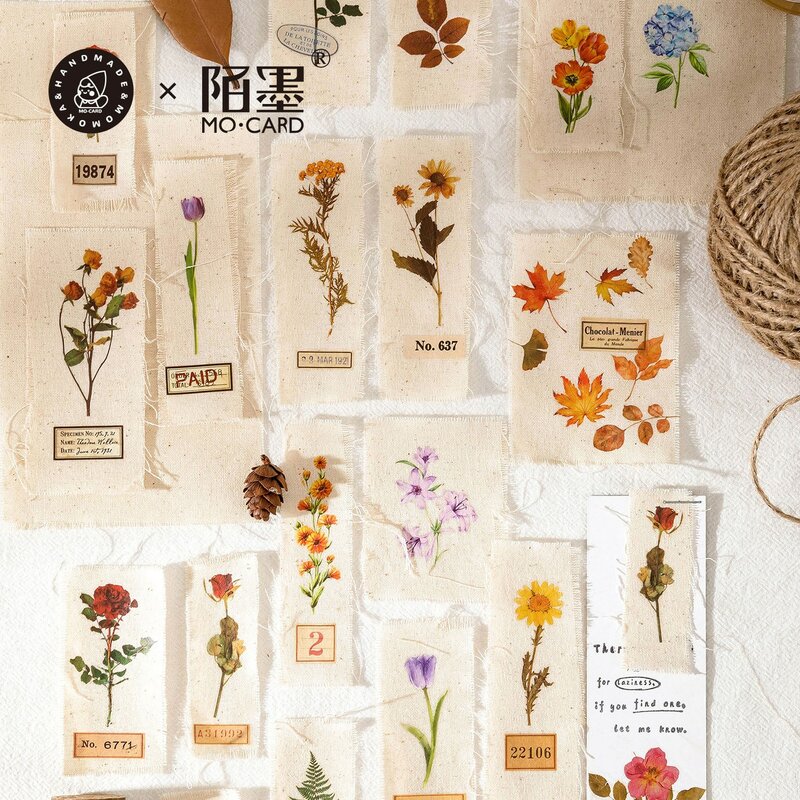 4 Sheets Vintage Rub On Transfers Plant Stickers Flower Deco Sticker For Crafts Fabric Journaling Dairy Scrapbooking Planners