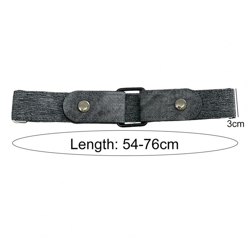 Cinturón ajustable para hombre y mujer, cinturón elástico antirotura con hebilla de acero inoxidable, correa para la cintura, accesorio de ropa
