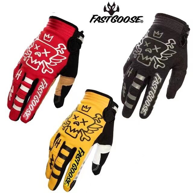 Скоростные перчатки для сенсорного экрана, стильные перчатки для мотокросса, для езды на велосипеде, MX MTB, для внедорожных гонок, спортивные велосипедные перчатки