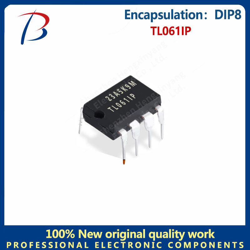 Amplificateur opérationnel d'entrée TL061IP directement branché sur DIP8, 5 pièces