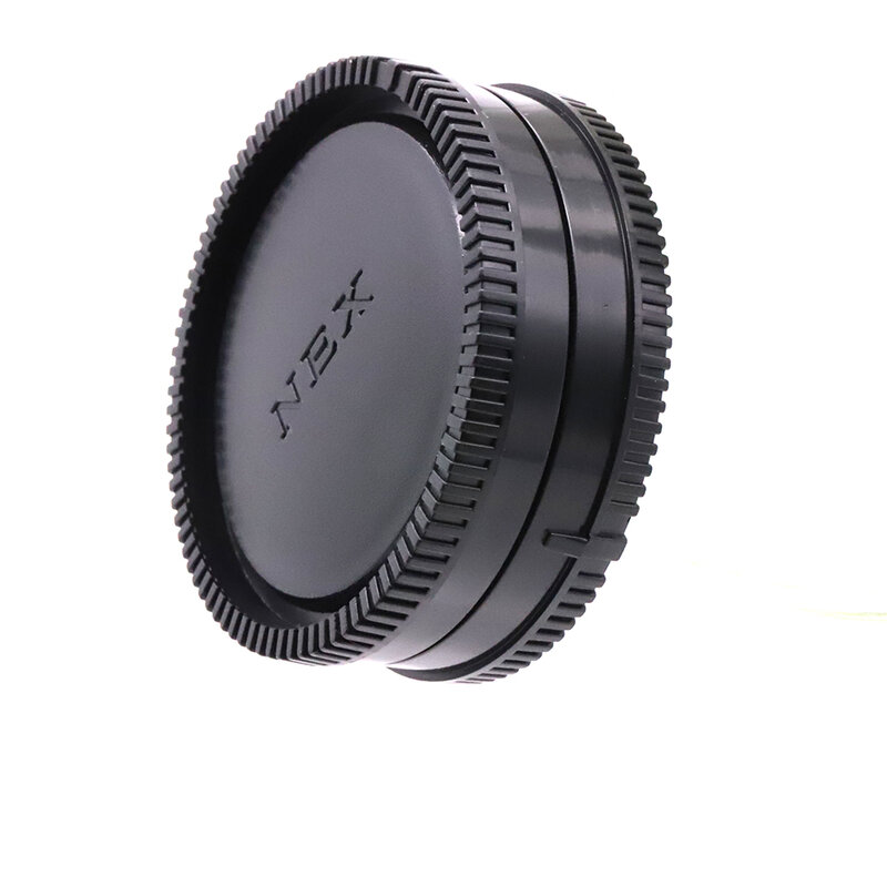 Capuchon d'objectif arrière pour Sony E/FE, ensemble de capuchons de corps d'appareil photo en plastique noir pour Sony E Mount, objectif NEX,A7,A9,A6000 Series, etc.