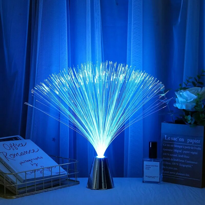 Bunte LED-Faser Nachtlicht romantische mehrfarbige Lampe Weihnachts geschenk bunte blinkende Licht leuchtende Spielzeuge Hochzeits feier Dekor
