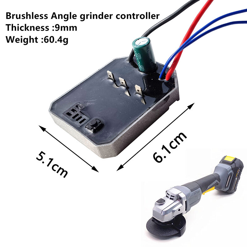 5.1*6.1cm Electric Wrench Board Controller Power Tool Motherboard Accessories Brushless Lithium Angle Grinder Control Board