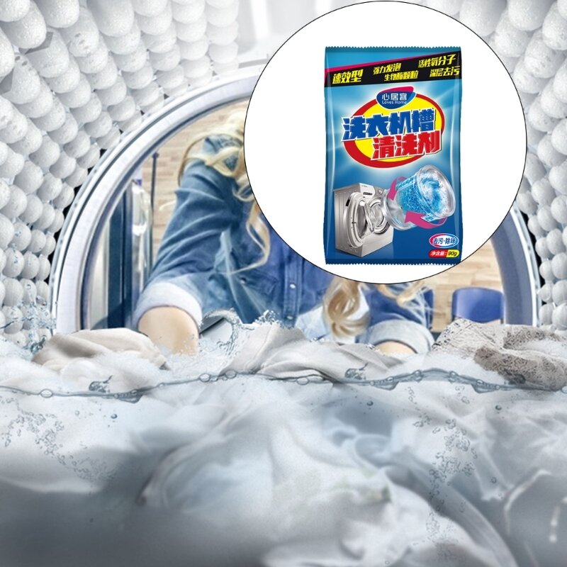 Detergente per lavatrice pulizia rapida dissoluzione pulizia profonda detergente multifunzionale detergente effervescente