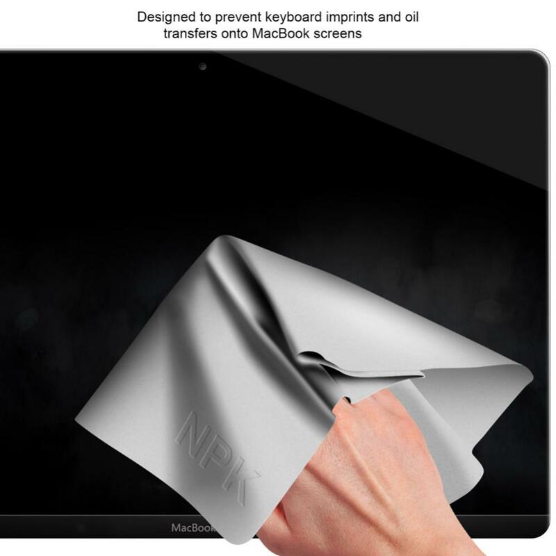 Notebook palm teclado cobertor capa para macbook 131516 Polegada dustproof proteger tela de filme microfibra dustproof guardanapo atacado