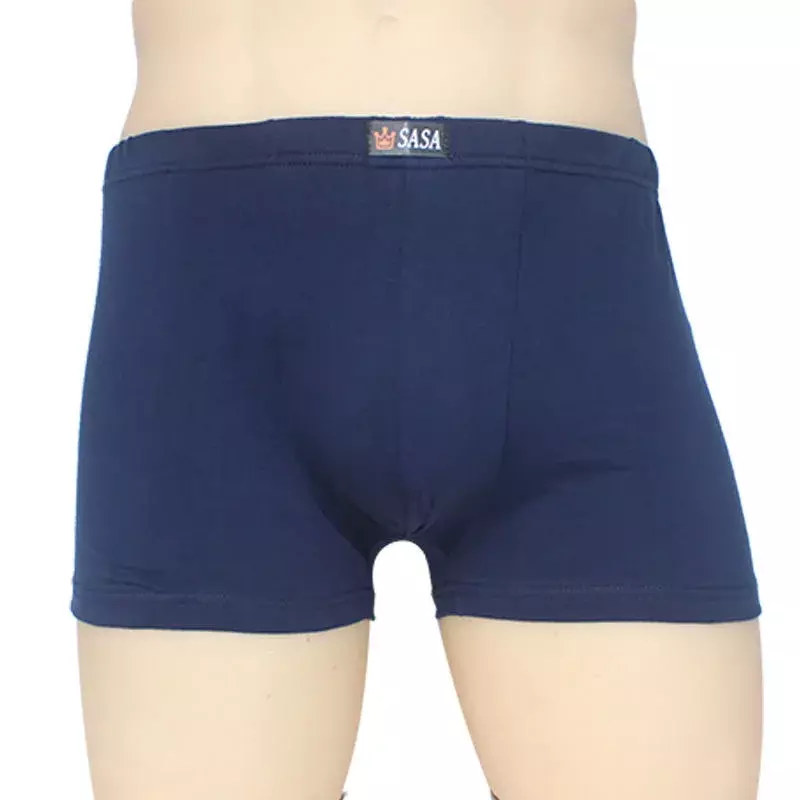 Boxers de algodão confortável masculino, roupa interior sexy, cuecas sólidas, 2200 28USD, 6pcs