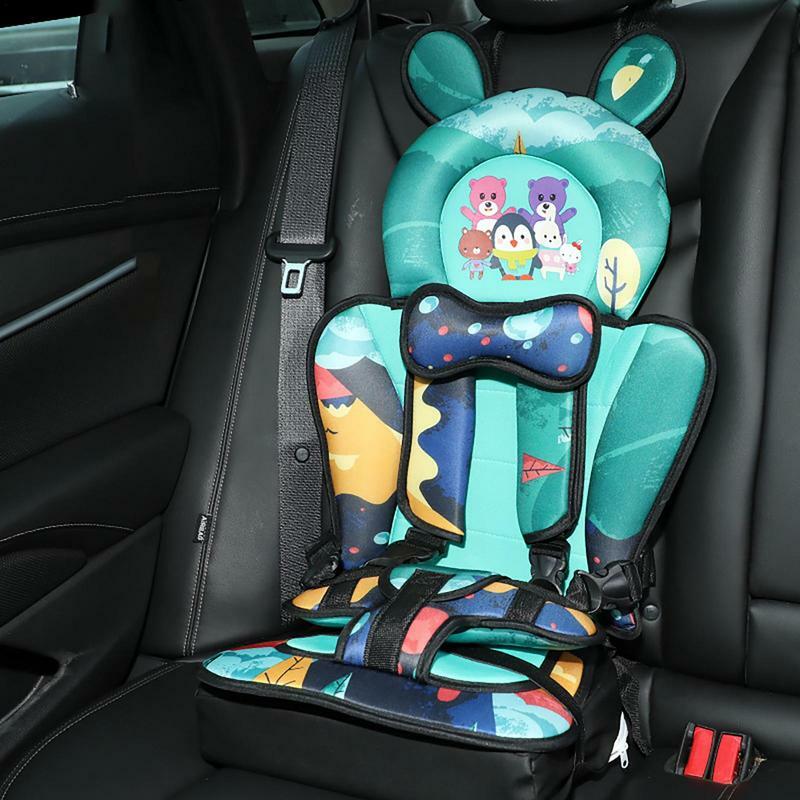 Assento de Segurança da Criança Car Seat Baby Safety Seat Colchão Pad Para Crianças 0-12 Anos de Idade Simples Car Cinto de Segurança Portátil Para Viagens