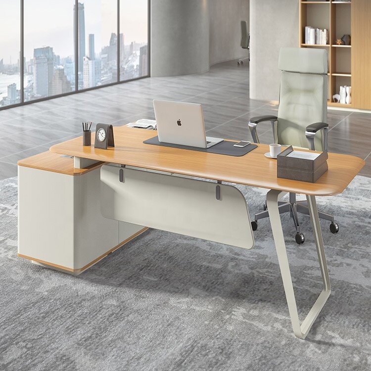 Table et chaise de bureau, mobilier de bureau moderne et simple