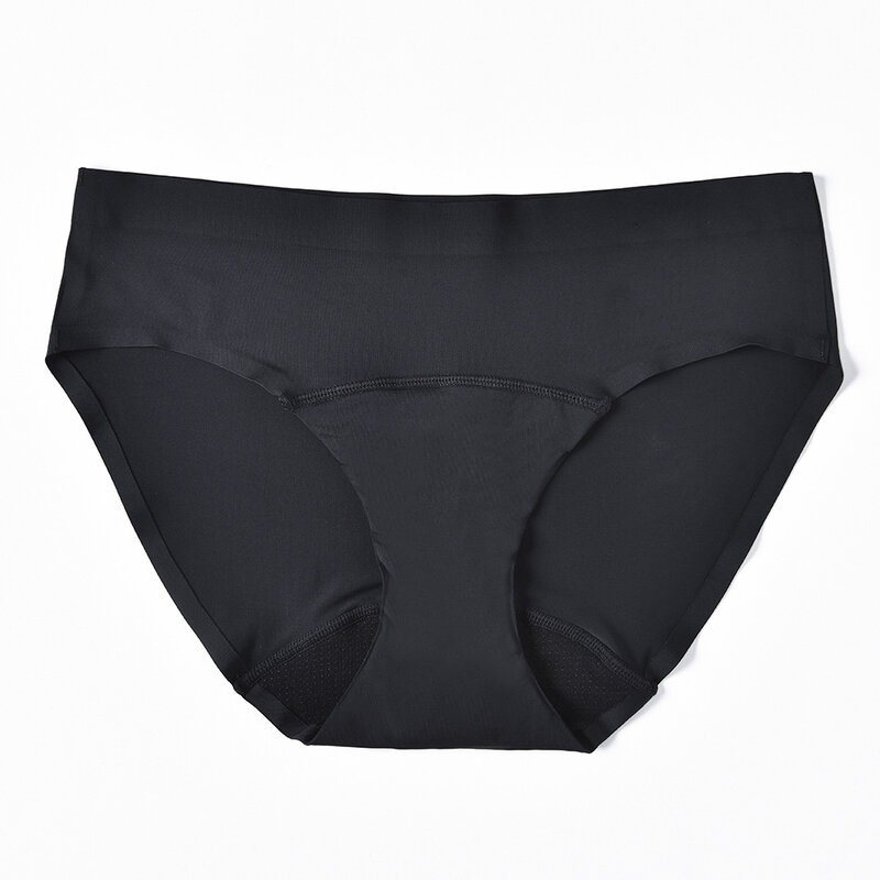 Non-marking Ice Silk Physiological Panties Four-layer Anti-leakage Absorbent Menstrual Trousers Female Physiological Trousers