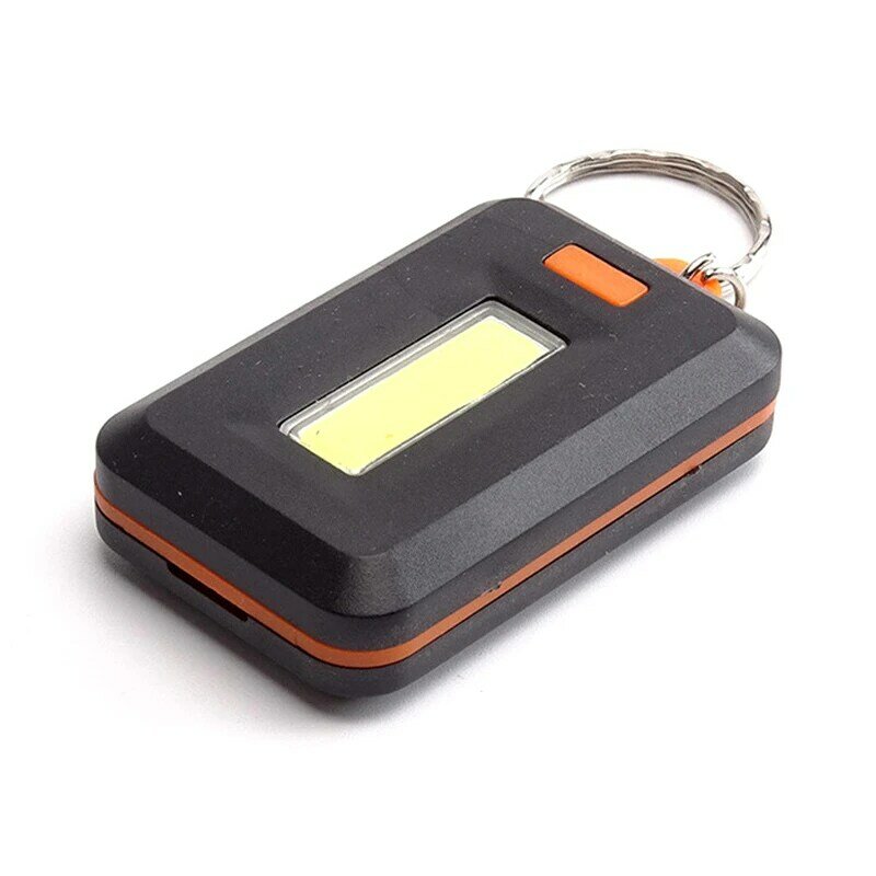 Mini torcia portatile COB portachiavi di emergenza luce 3 modalità portachiavi torcia luce da lavoro impermeabile lanterna tascabile con luce da campeggio