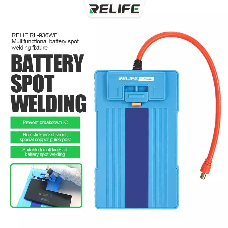 RELIFE RL-936WF 범용 안드로이드 아이폰 배터리, 스팟 용접 고정장치, 배터리 클립, 정전기 방지, 휴대폰 배터리 고정장치