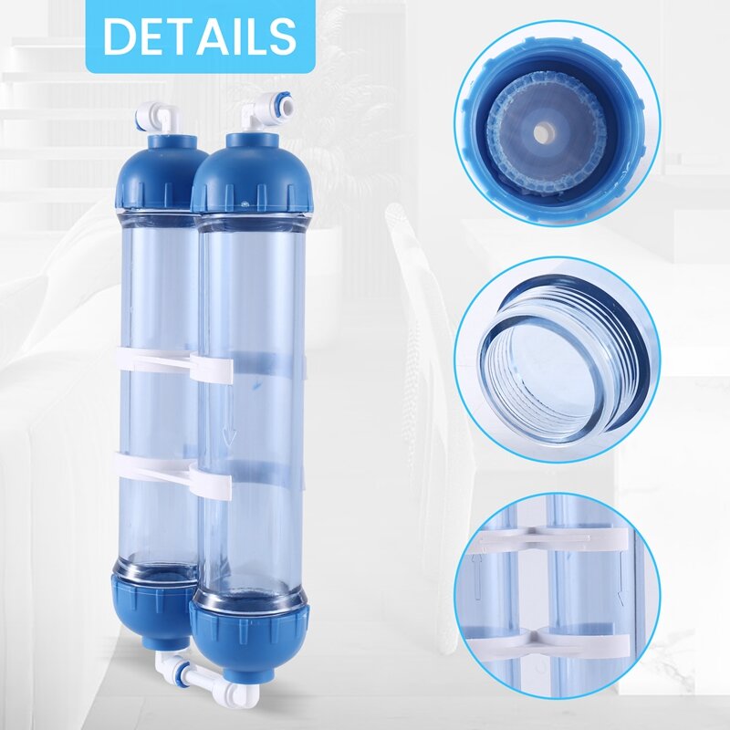 Filtr wody 2 szt. T33 obudowa wkładki Diy T33 butelka z filtrem 4 szt. Osprzętu filtr do wody do System odwróconej osmozy