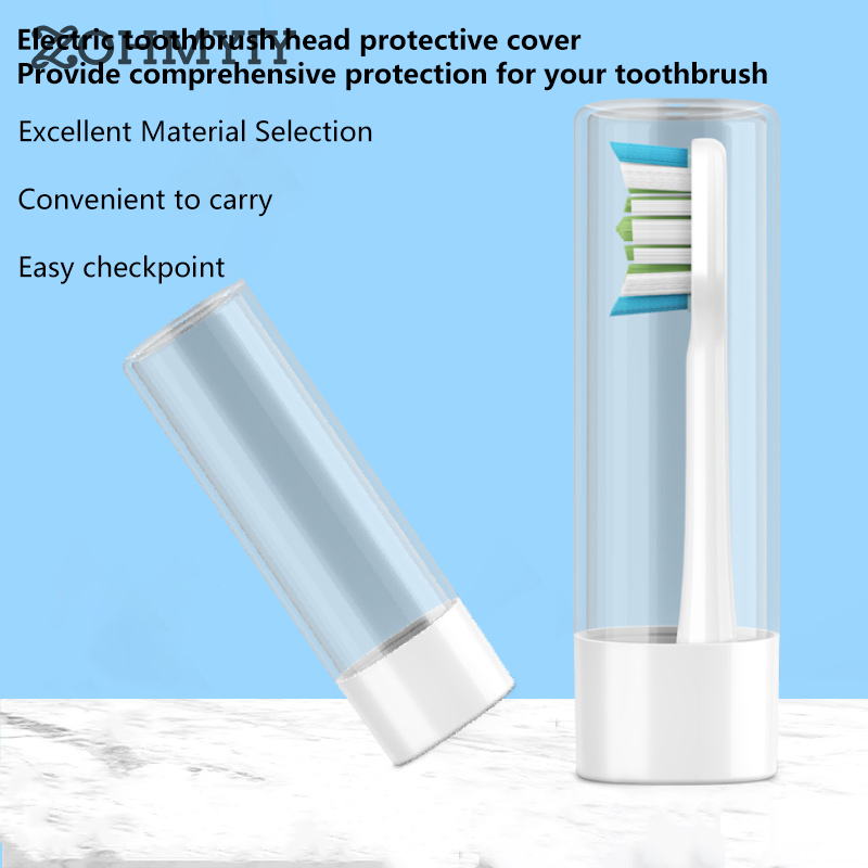 Intelligent Electric Toothbrush Head Protection Box Head Cover Travel Portable Dust Cover Protective Cover Storage Box