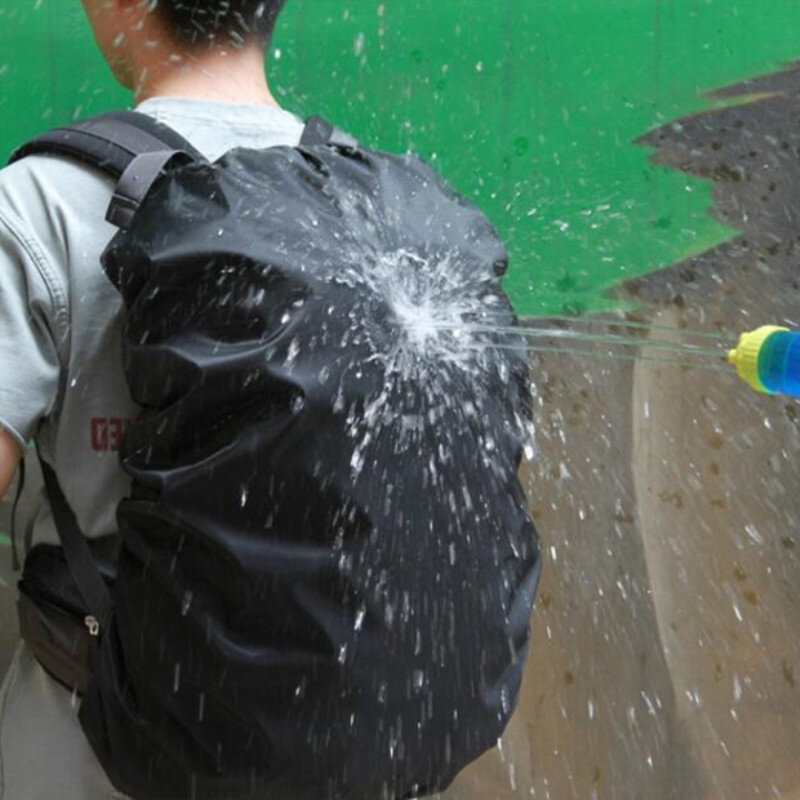 15l-65l mochila ajustável chuva escudo à prova de calor à prova ddustágua capa de chuva dustproof ao ar livre acampamento caminhadas viagem esporte saco capa