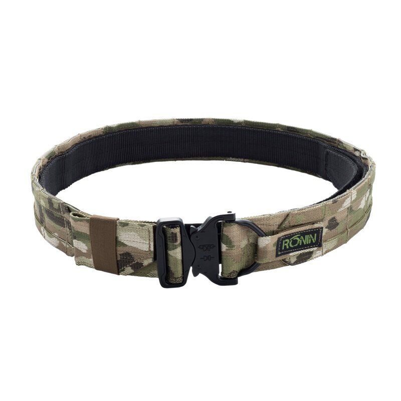 Ronin Style Tactical SENSHI Belt 【2 Inch】 Outdoor Military Hunting Double Layer Belt Molle System AIRSOFT