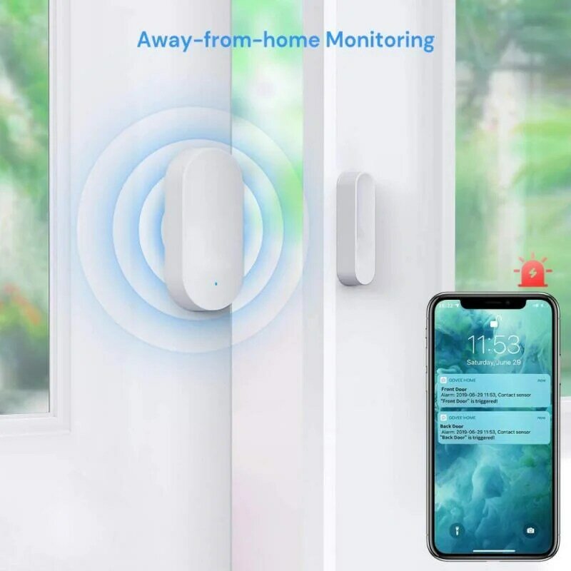 5 Stuks Tuya Zigbee Deur Sensor Smart Home Security Detector Alarm Raam Sensor Detector Smart Life Remote Monitor Alexa Google