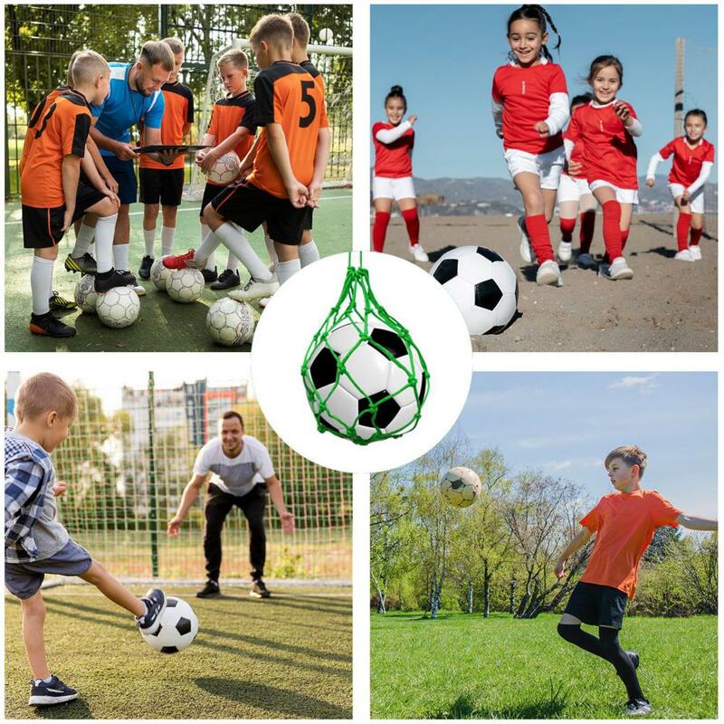 Bolsa de entrenamiento de fútbol para adultos y jóvenes, bolsa de entrenamiento de patadas de fútbol en solitario eficiente, Red de nailon duradera para fútbol