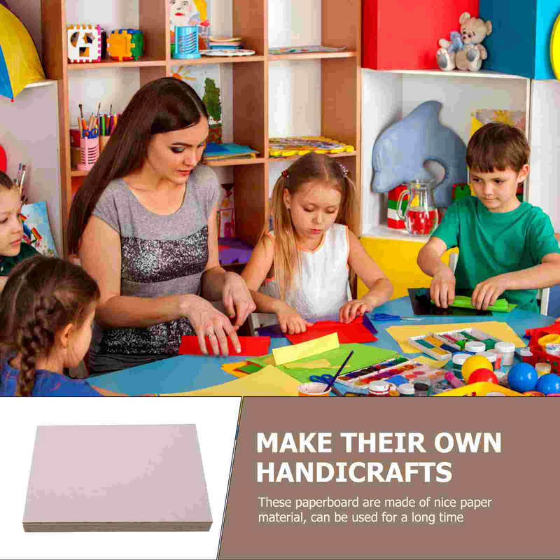 10 Stuks Kartonnen Kaarten Maken Van Karton Voor Kleuterschool Boekenkasten Accessoires Handwerk Materiaal Groet Kind Modellen