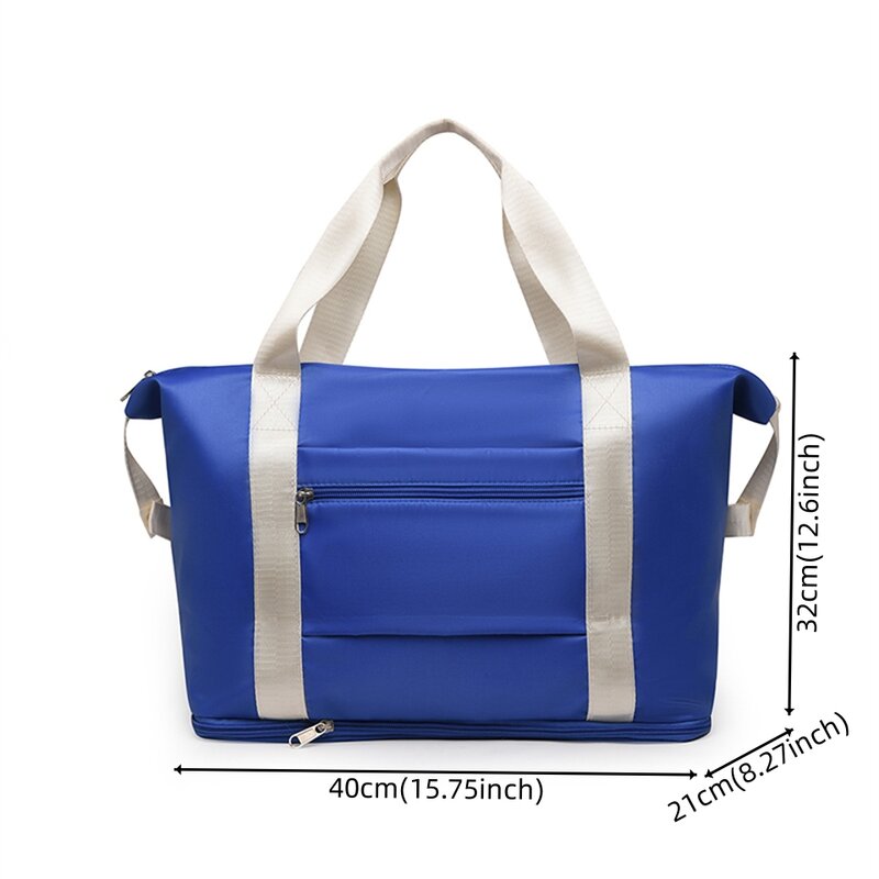 Fashion Waterproof Nylon Top-handle Bag Women Casual Tote Shoulder Bag Nylon Big Capacity Handbag Travel Tote Bag