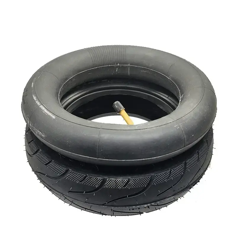Neumático de 10 pulgadas para patinete eléctrico KUGOO M4 PRO, tubo interior exterior de goma resistente al desgaste, 10x2,50, 10x3,0