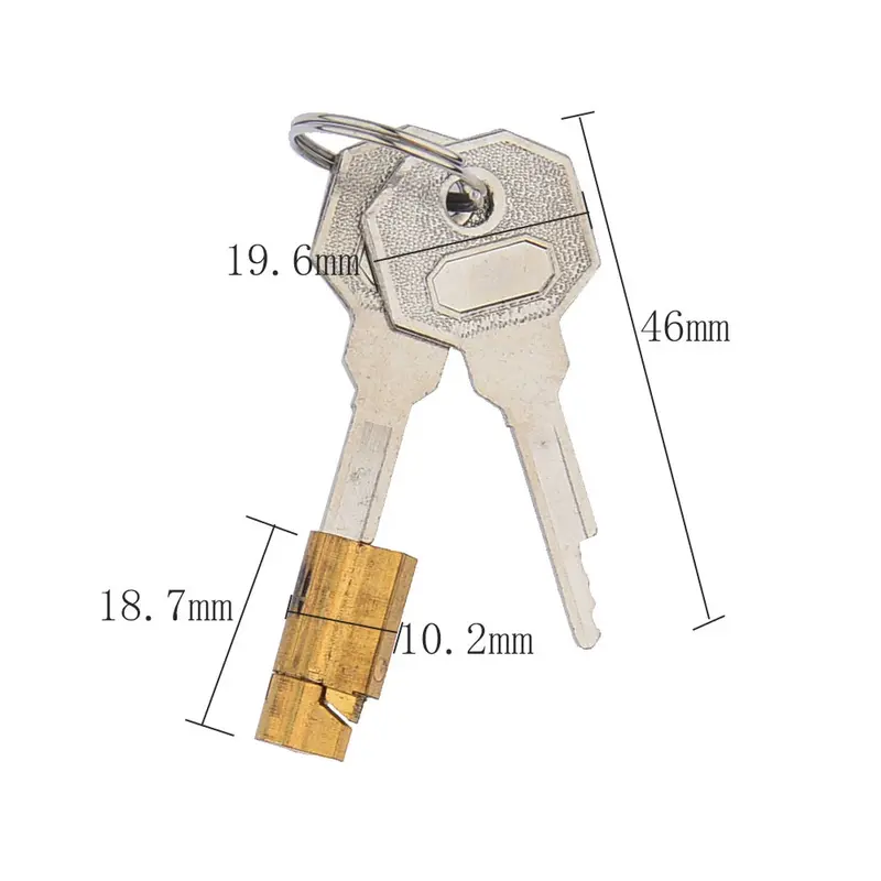 Gli accessori per la serratura Stealth della gabbia del cazzo di castità maschile bloccano le chiavi dell'anello del pene sostituzione del negozio di sesso per la castità e altri dispositivi