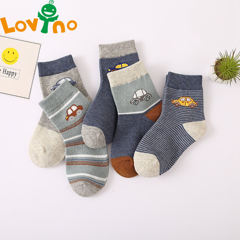 Chaussettes pour bébé, 5 paires, chaussettes courtes en coton pour nouveau-né, garçon, 0-1-3-8 ans
