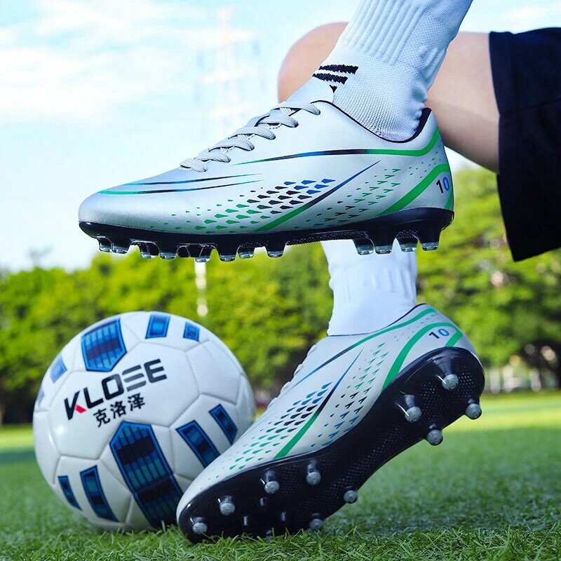 รองเท้าฟุตบอลเล็บยาวแบบมืออาชีพสำหรับเด็กและเยาวชนใหม่รองเท้าฟุตบอลเล็บหักรองเท้าฝึกนักเรียน35-47 #