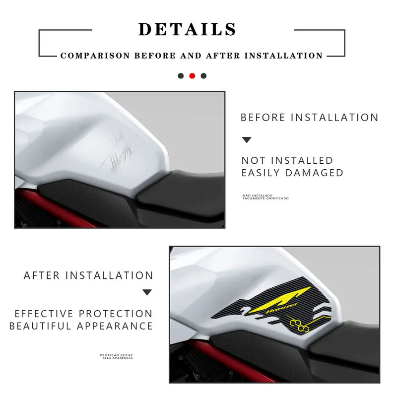 Hornet Motocicleta 3D Epoxy Resin Adesivo, Kit de Proteção, Acessórios para Honda CB750, CB 750, 2023