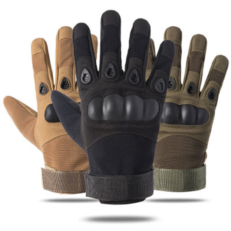 Мужские перчатки с пальцами, Тактические Перчатки для мотоциклистов, пейнтбола, стрельбы, страйкбола, боевых, вождения, охоты, велосипедные перчатки
