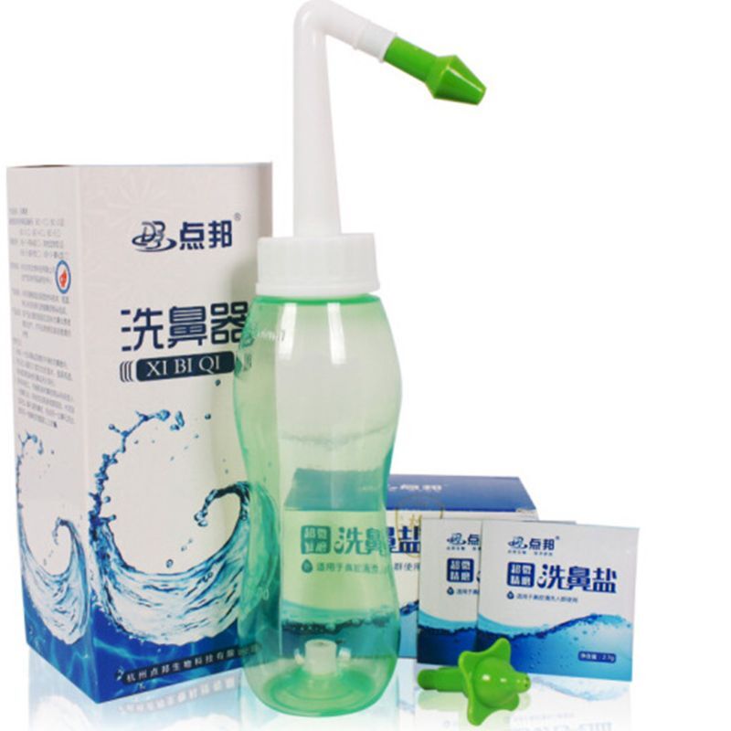 30 bolsa/caja enjuague Nasal mezcla sal alergias alivio para botella lavado nariz portátil