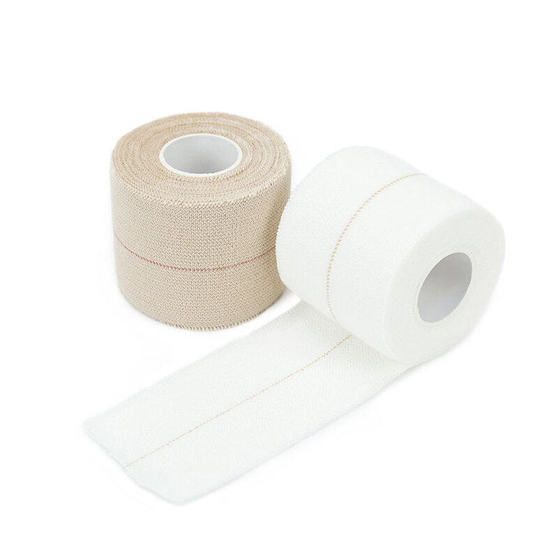 1 rolka EAB ciężki bandaż elastyczny o wysokiej elastyczności z jednej strony lepkosprężysty elastyczny bandaż z gazy taśmy sportowe