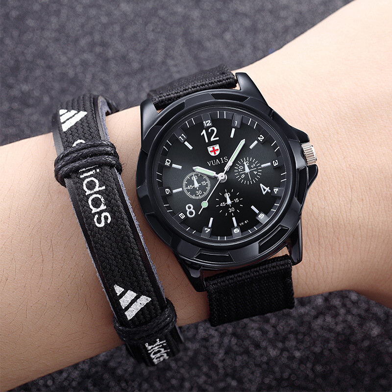 Nylon Uhr Luxus Marke Männer Military Sport Uhren herren Quarz Datum Uhr Mann Leder Armbanduhr Relogio Masculino