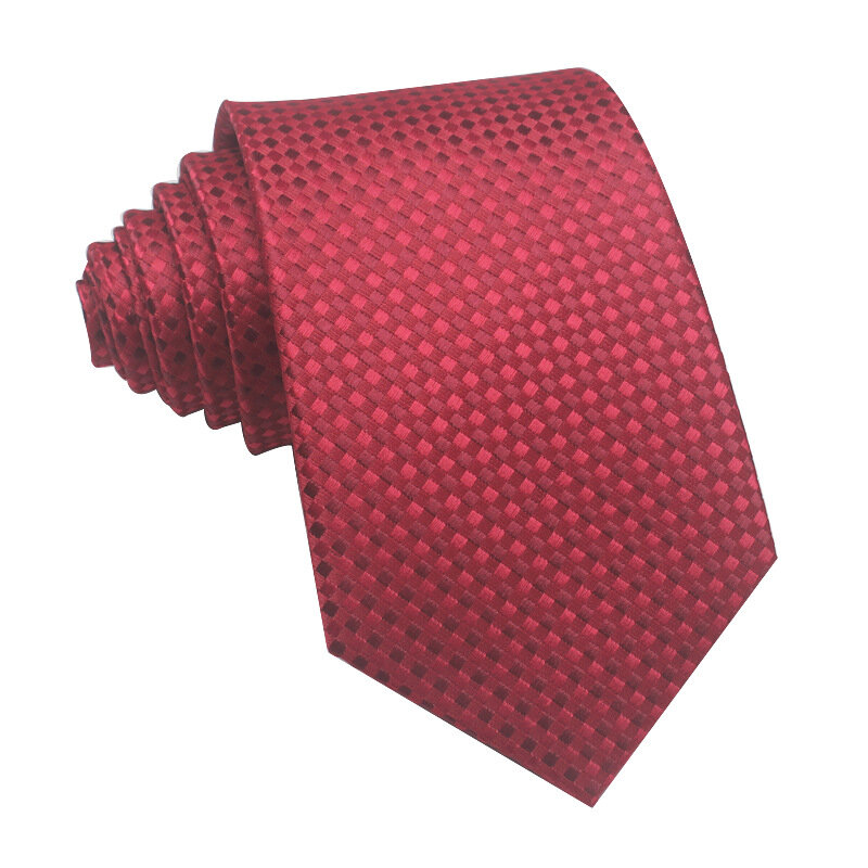 8 cm Tie Men Gravatas Classic Many Color Newest design Silk Necktie Shirt Accessories Striped Sky Blue Man's Office