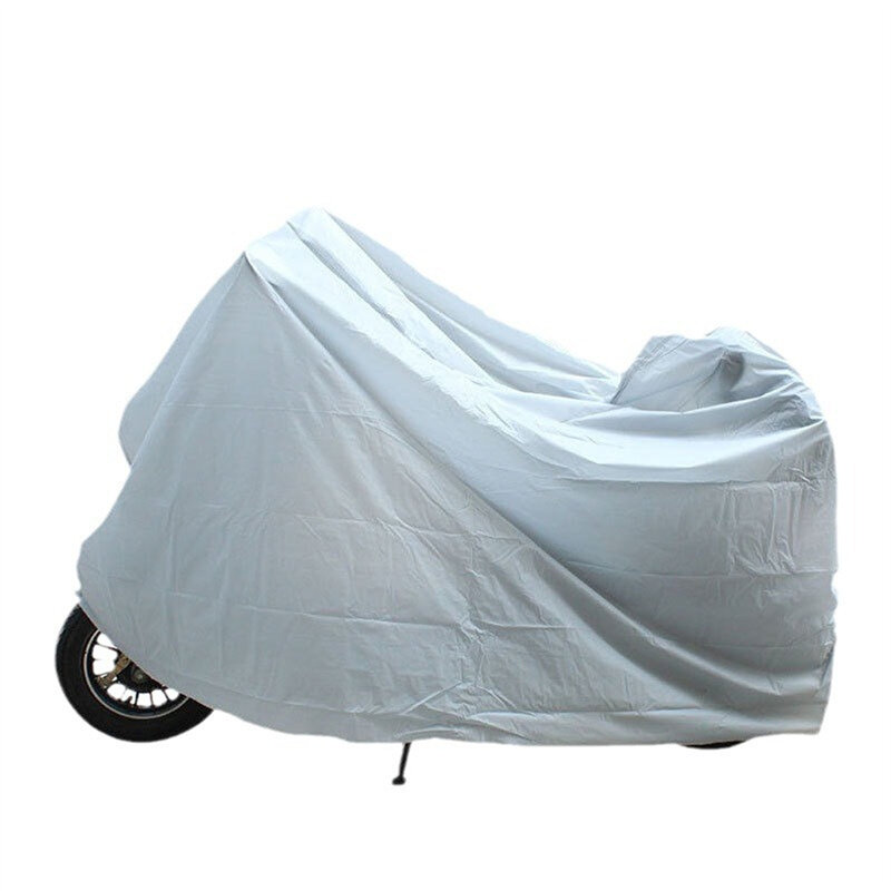 Funda protectora para motocicleta, cubierta impermeable para interior y exterior, protección contra la lluvia, el polvo y los rayos UV