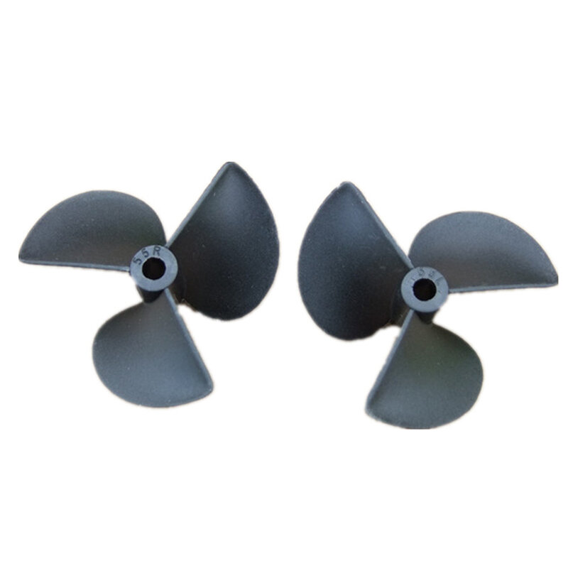 Simulation Electric Marine Three-leaf Ship Paddle Double Motor Propeller Nylon Paddle DIY Toy  Rc Accessories