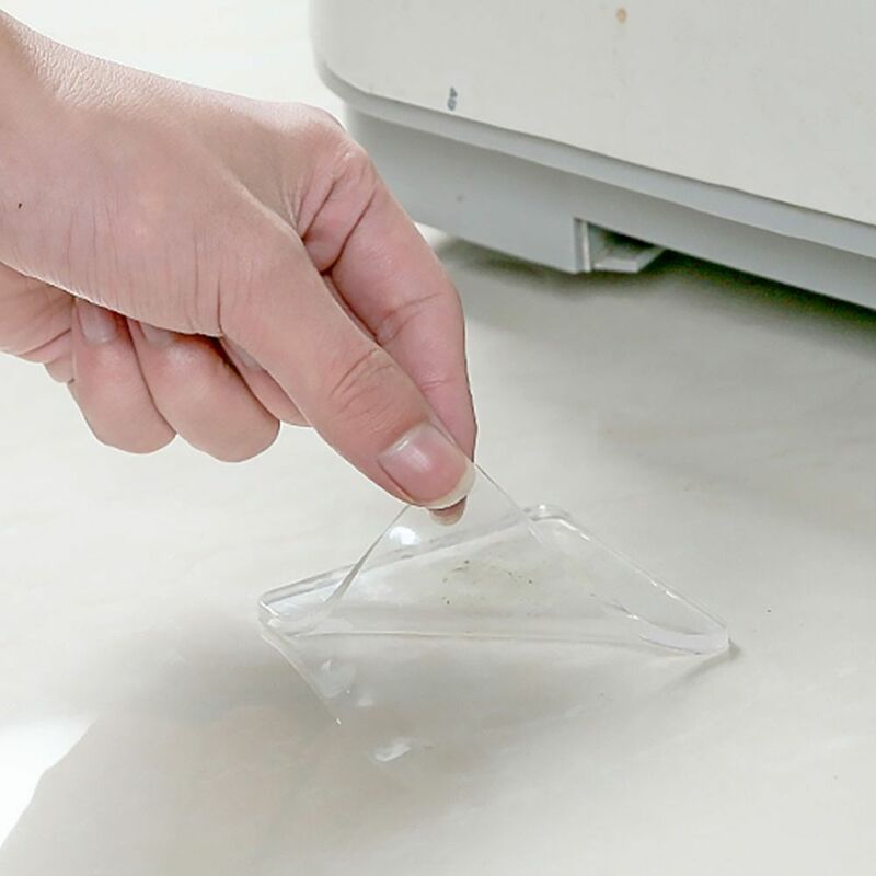 เครื่องซักผ้ากันกระแทกแผ่นกันการสั่นสะเทือนแบบใสไม่มีเสื่อกันลื่นแผ่นปิดเสียงแบบใช้ซ้ำได้