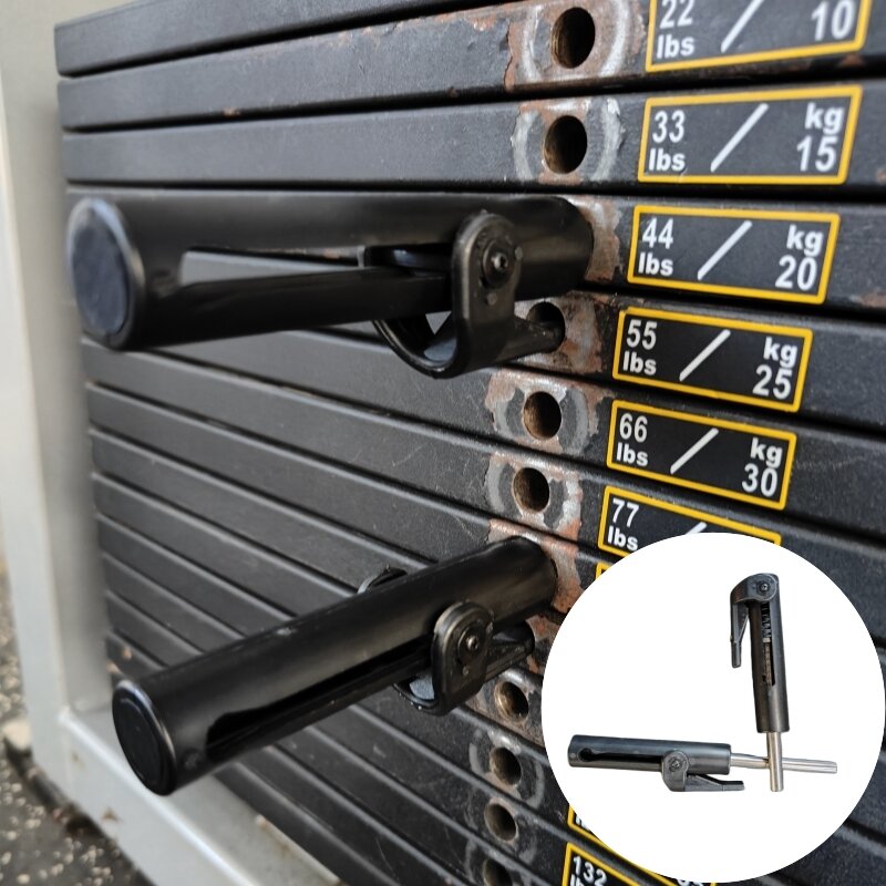2 pak Pin tumpuk berat 8MM Super Group, aksesori pengganti perlengkapan Gym penurunan berat badan latihan kekuatan Super