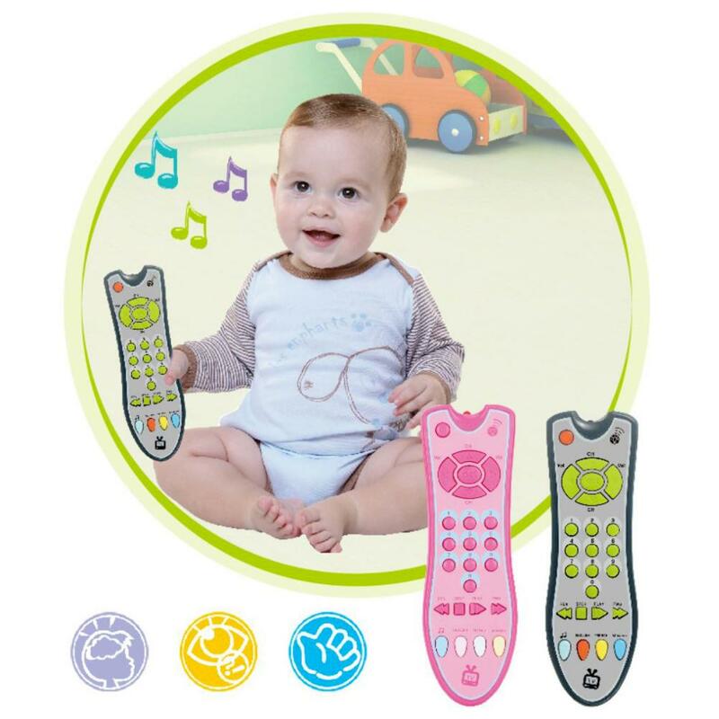Controle Remoto para Bebês e Meninas, Simulação de TV para Crianças, Musique Educational Music Toy, Inglês Aprendizagem, Distância, Presente