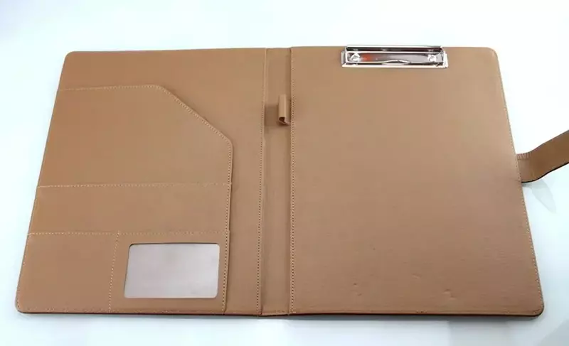 Wielofunkcyjne A4 Folder konferencyjny materiały piśmienne ze skóry PU teczki na dokumenty do segregatorów biurowych
