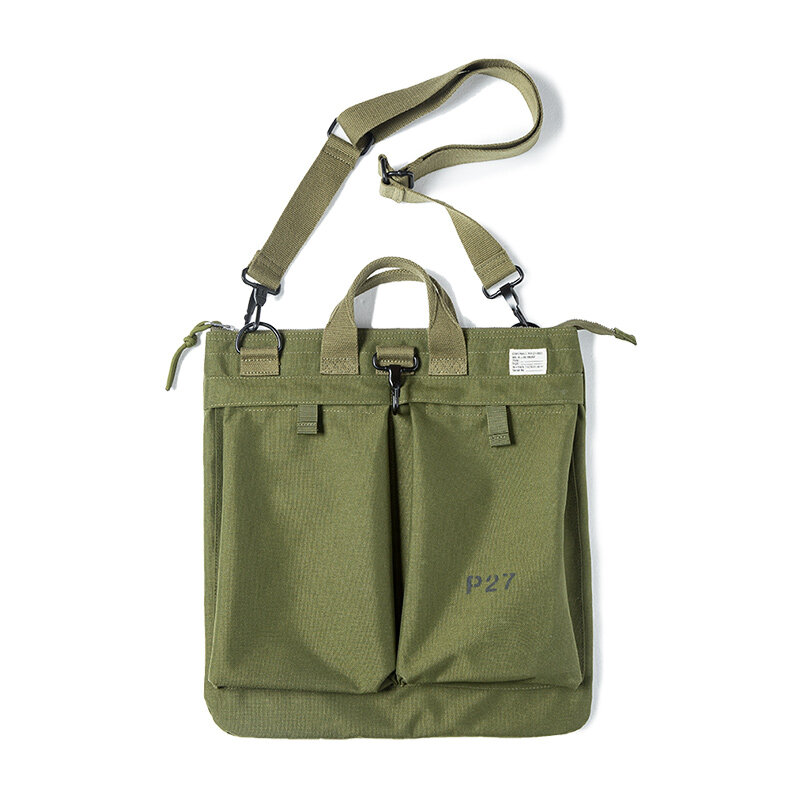 Maden-Large Capacity Crossbody Shoulder Messenger Bag, Flyers Capacete Canvas Bag, Designer Militar Tablet Computer Handbag