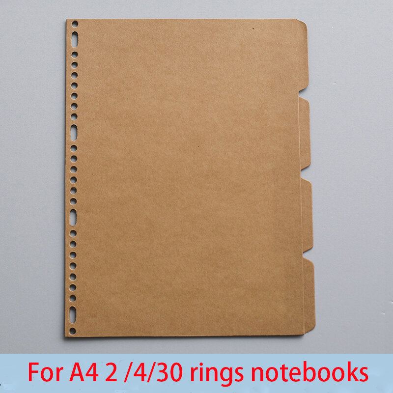 2 Packs A4 Planner Dividers Zipper Bag Accessories