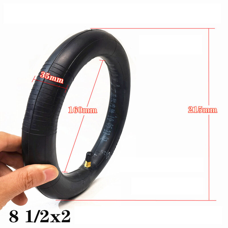 1pc Scooter Inner Tube 8 1/2 X 2 Straight & Bent Valve For XIA0MI/LENOV0 Electric Kick Scooter 8.5in Tyre Durable Wearproof