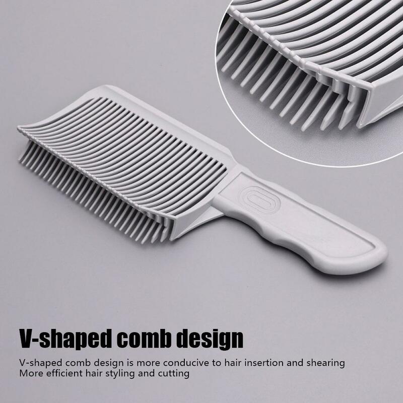 Hair Cutting Positioning Comb Barber Fade Comb Clipper Men Flat Top Hair Comb For Novice Professional Barber Salon Styling Tools