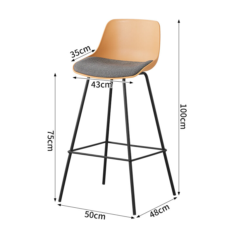 Designer Industrial Bar Chairs Modern Living Room Luxury Gaming Bar Chairs Relaxing Counter Stool Sgabello Cucina Home Furniture