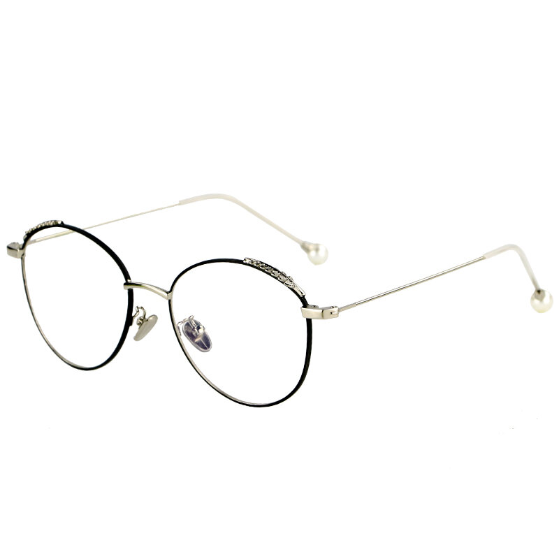 Anti Blue-Ray Glasses Frame Women's Korean-Style Fashionable Large Frame with Plain Glasses